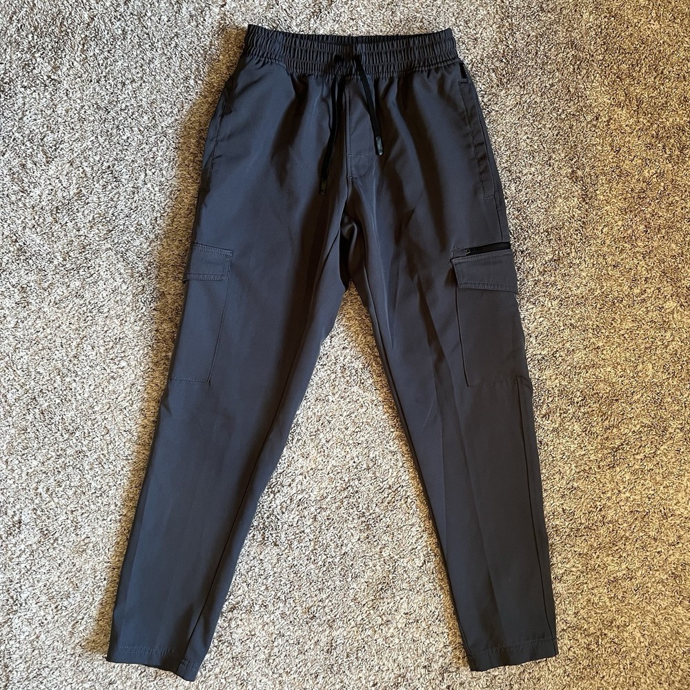 Leg3nd Discovery Joggers Men's Small Athletic Cargo Pants Blue 26x30 Performance